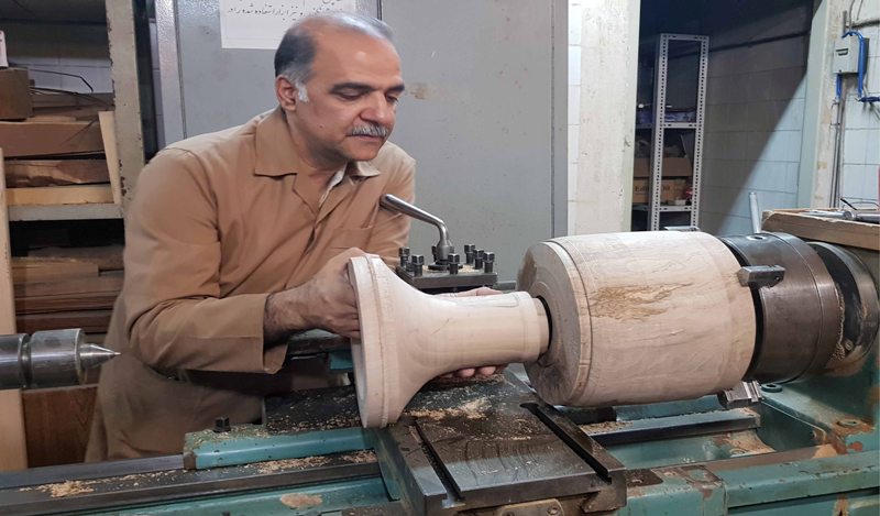 تمبک قجری ساخته شد